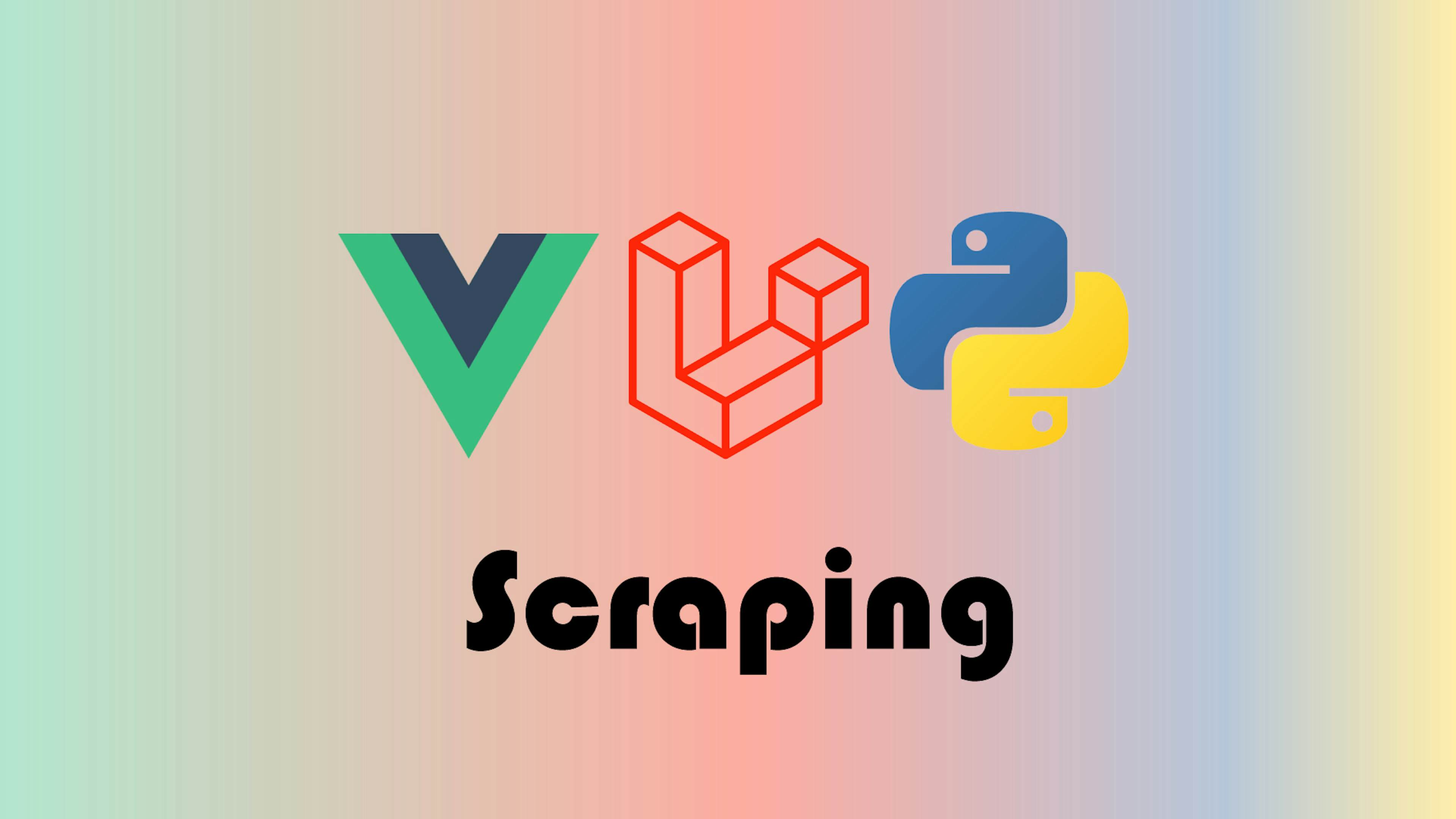 Vue3+Laravel+Pythonでスクレイピング